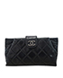 Coco Pleats Clutch, front view